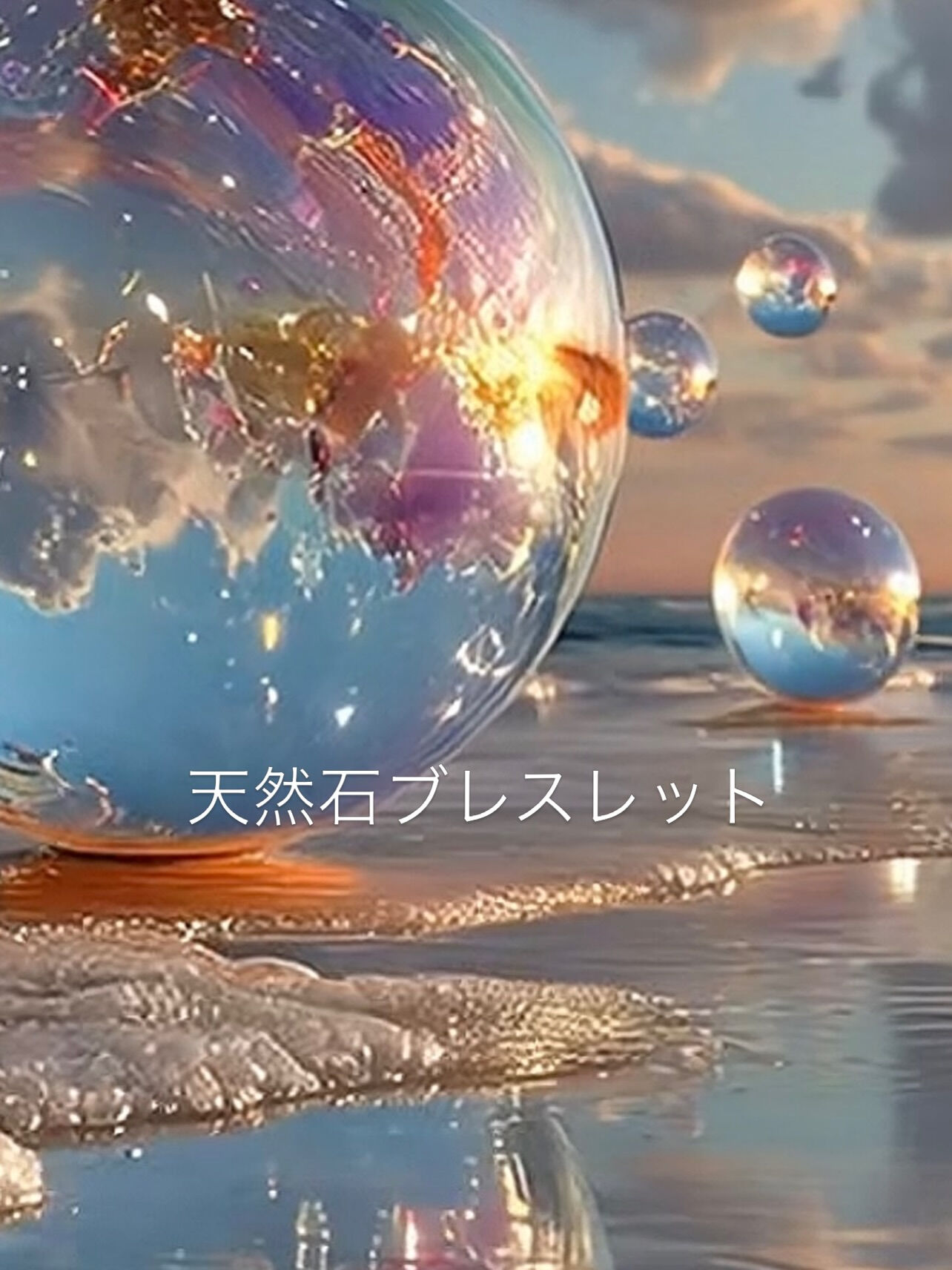 #天然石ブレスレット 