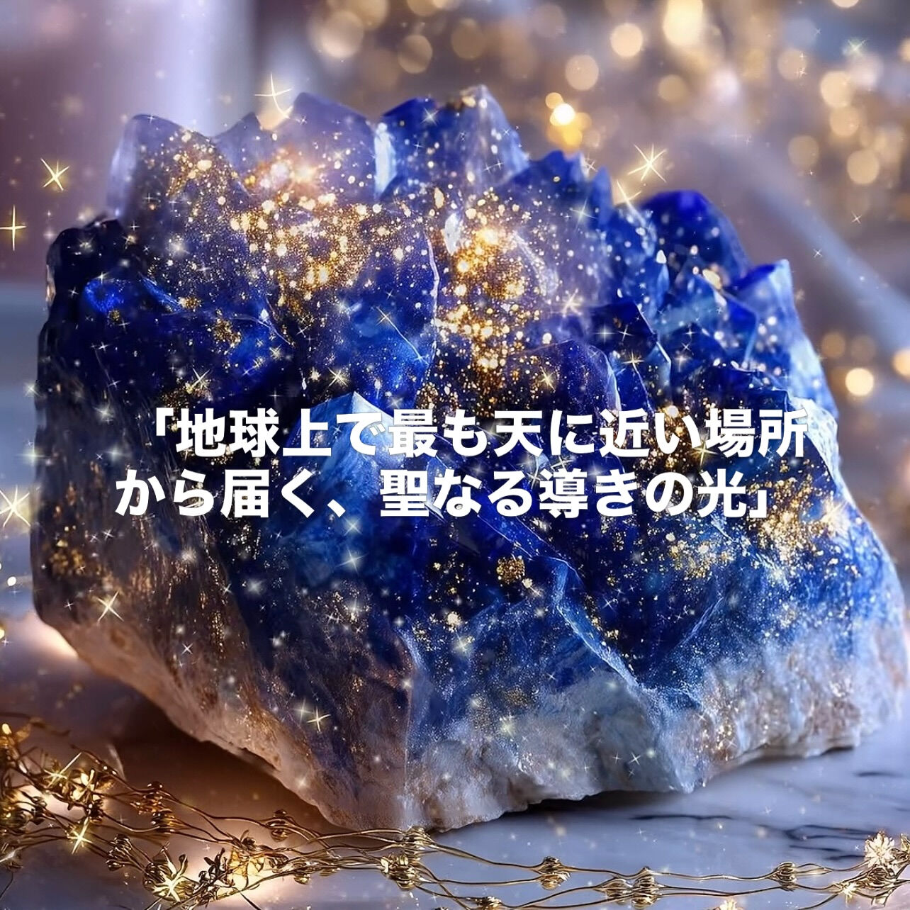 「地球上で最も天に近い場所から届く