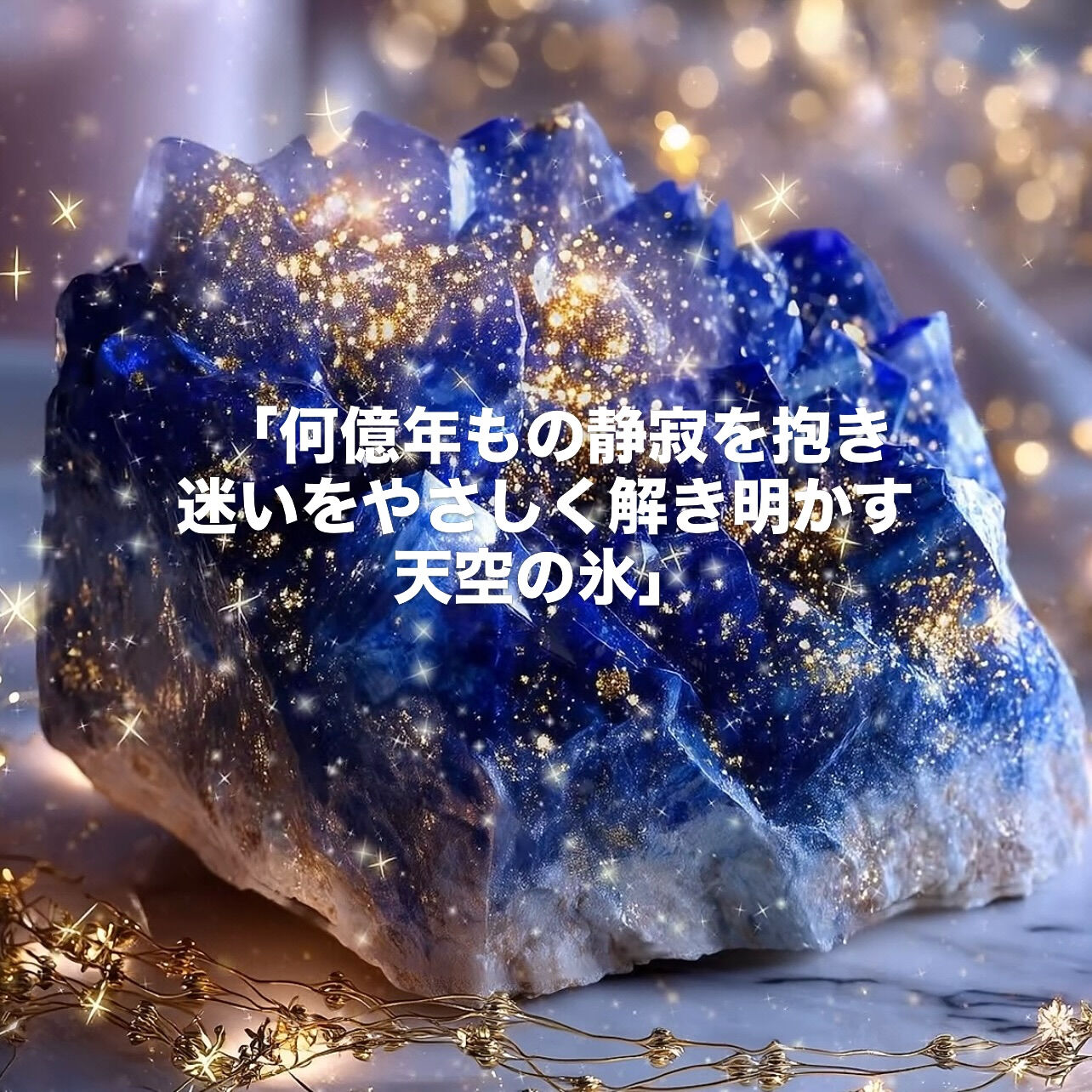 「何億年もの静寂を抱き